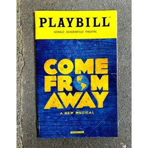 Broadway Playbill▪️Come From Away Original Cast